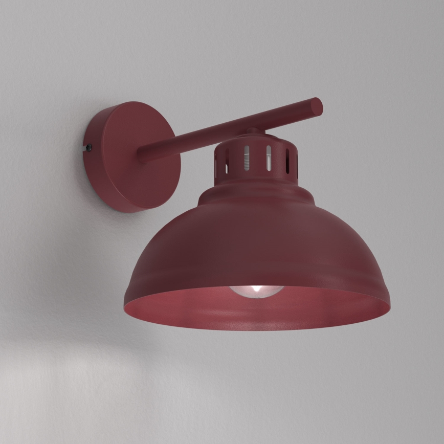 SVEN Wall Lamp 1xE27/15W/230V burgundy