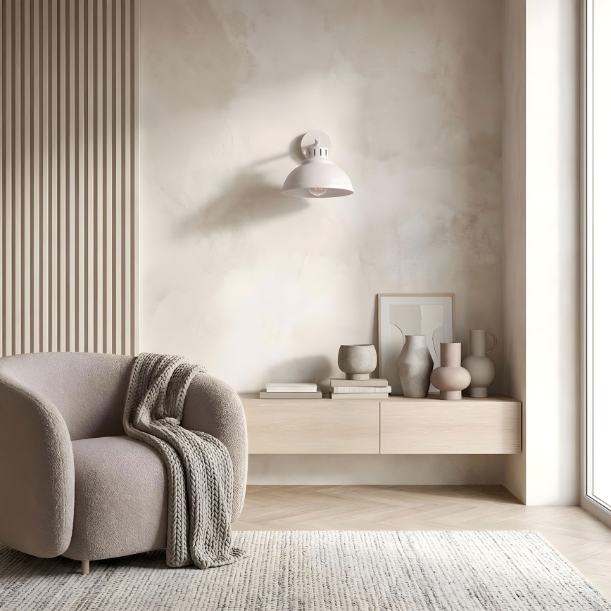 SVEN Wall Lamp 1xE27/15W/230V Cream