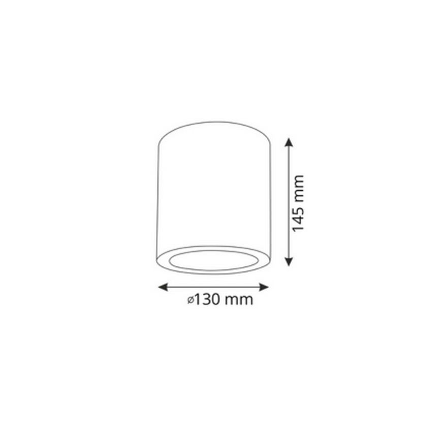Светильник JUPITER 1xE27/6,5W/230V, диммований, LED RGBW, 2700-6500K, Wi-Fi, білий, діаметр 13 см