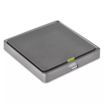 Switch 1-button GoSmart 1xCR2430 Tuya black