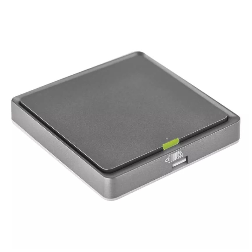 Switch 1-button GoSmart 1xCR2430 Tuya black