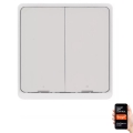 Switch 2-button GoSmart 1xCR2430 Tuya white