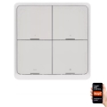 Switch 4-button GoSmart 1xCR2430 Tuya white