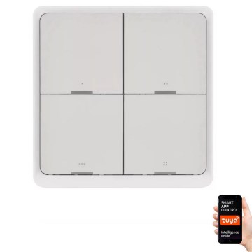 Switch 4-button GoSmart Tuya white