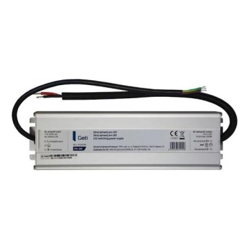 Switching power supply for LED strips 200W/12V IP67