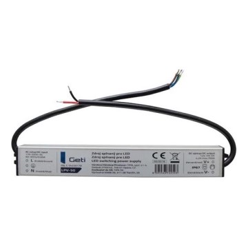 Switching power supply for LED strips 50W/12V IP67