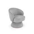 Swivel armchair NOVU grey