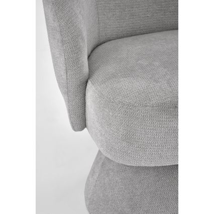 Swivel armchair NOVU grey