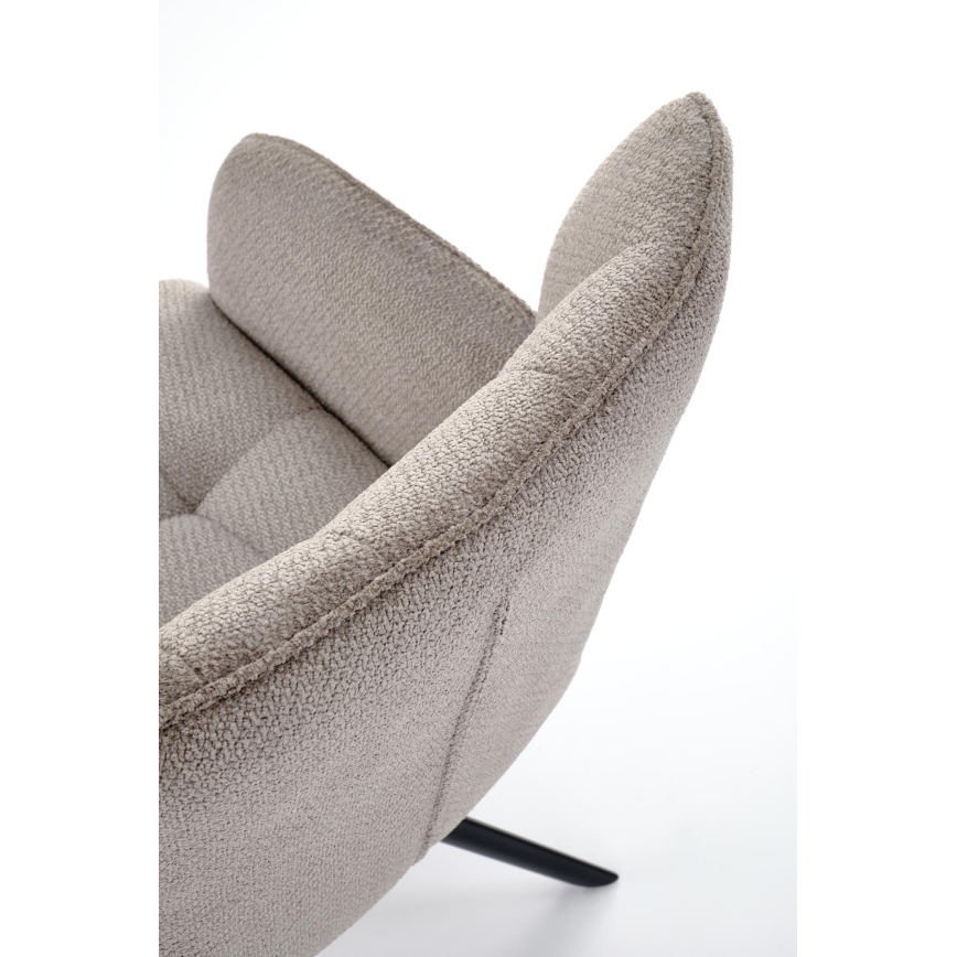 Swivel dining chair CIELO, 1 pc, grey