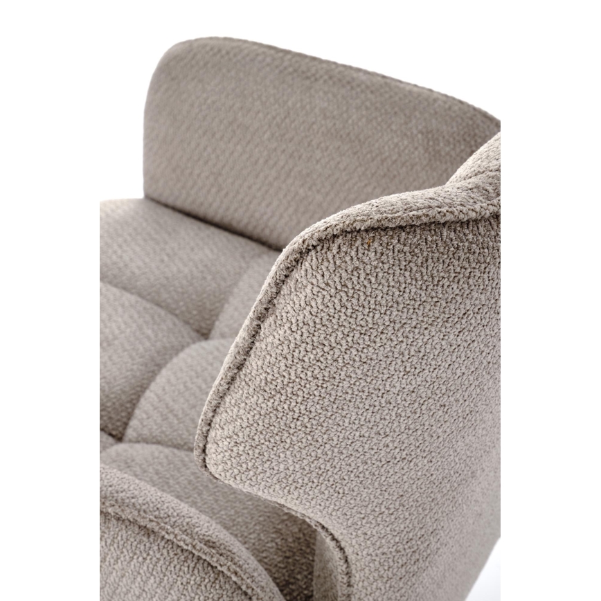 Swivel dining chair CIELO, 1 pc, grey