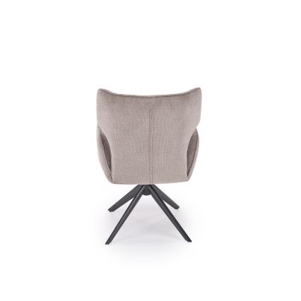 Swivel dining chair CIELO, 1 pc, grey