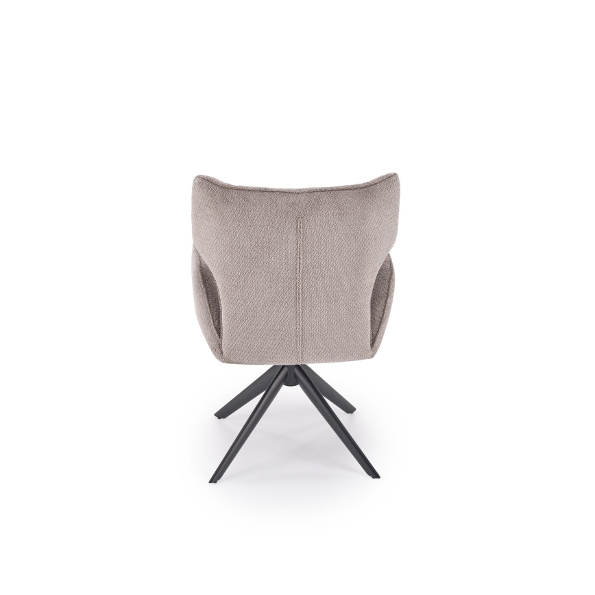Swivel dining chair CIELO, 1 pc, grey
