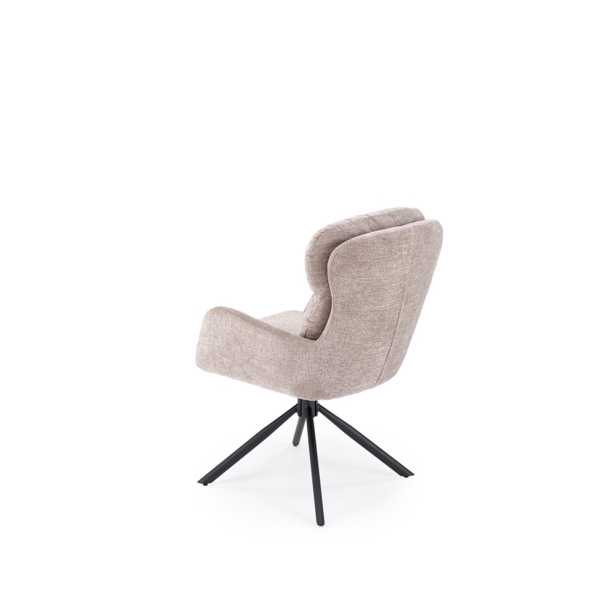 Swivel dining chair FIER, 1 pc, gray