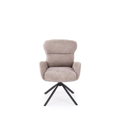 Swivel dining chair FIER, 1 pc, gray