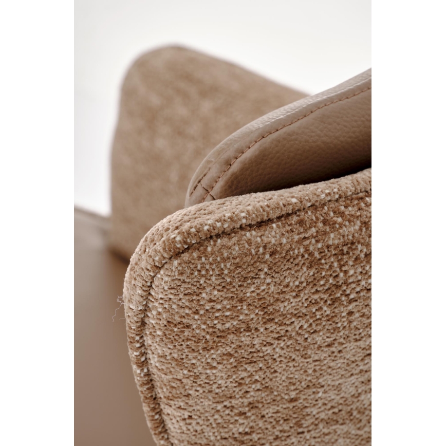 Swivel dining chair FUOCO, 1 pc, brown