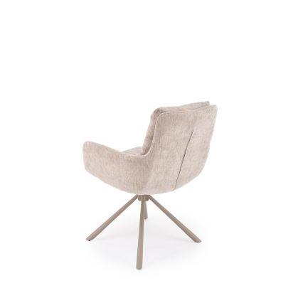 Swivel dining chair HALSA 1 pc beige