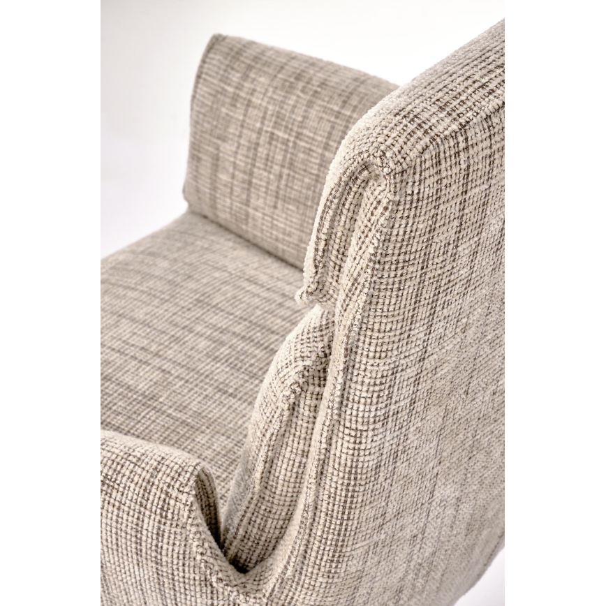 Swivel dining chair HALSA 1 pc beige