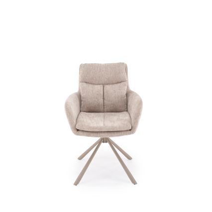 Swivel dining chair HALSA 1 pc beige