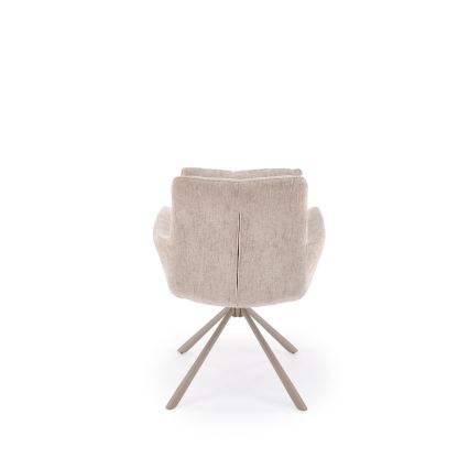 Swivel dining chair HALSA 1 pc beige