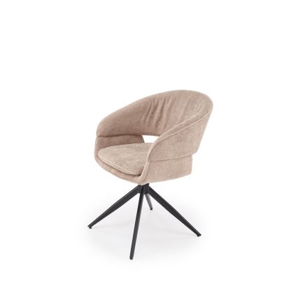 Swivel dining chair LIND, 1 pc, beige