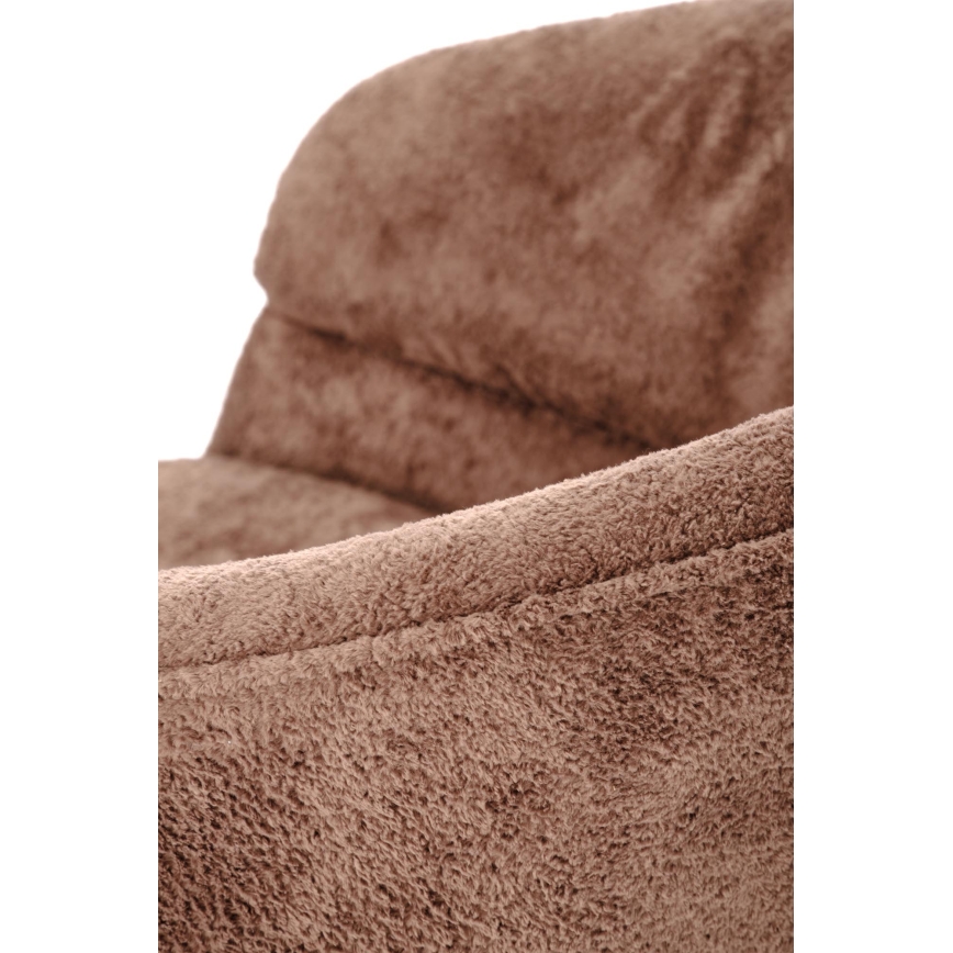 Swivel dining chair LIND 1 pc brown