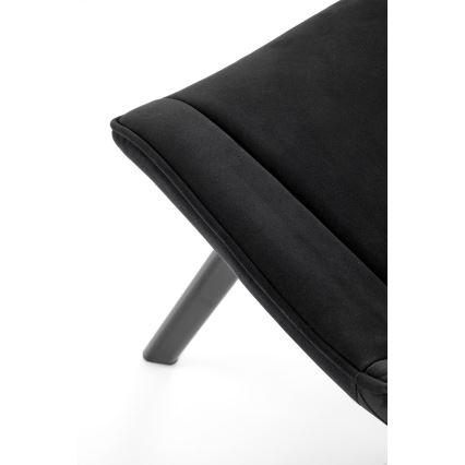 Swivel dining chair OMBRA, 1 pc, black