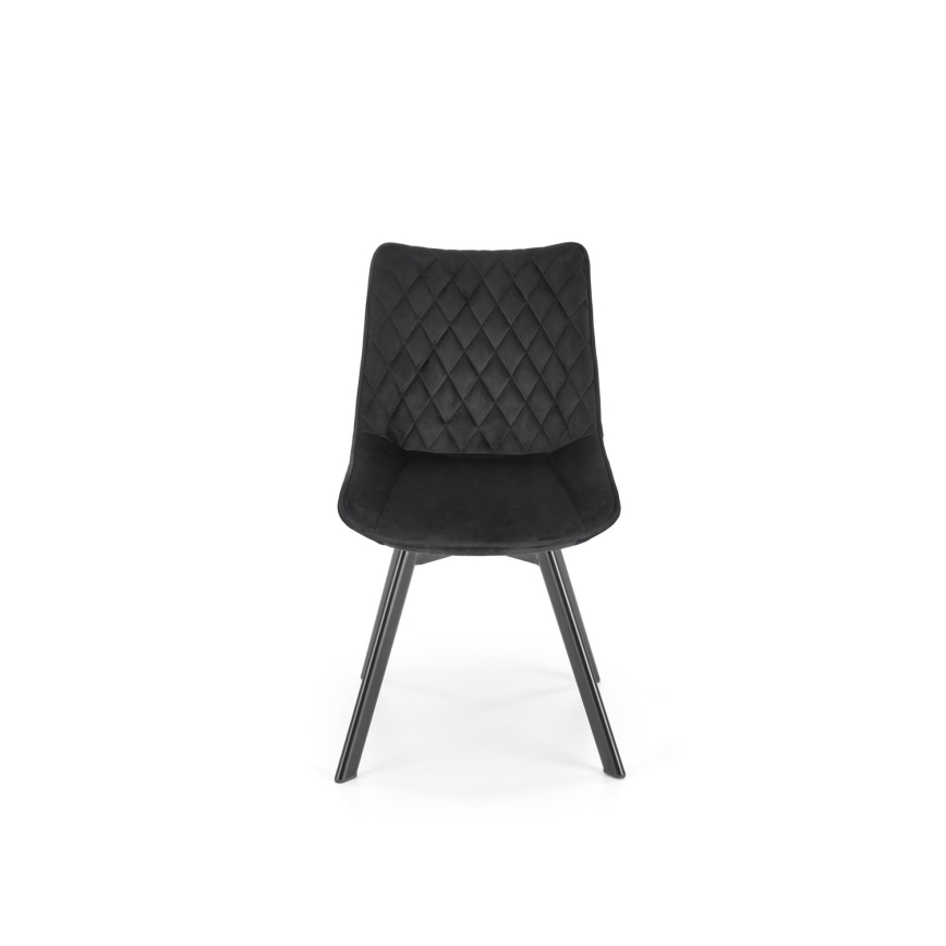 Swivel dining chair OMBRA, 1 pc, black