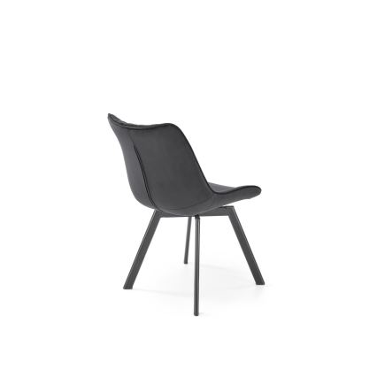 Swivel dining chair OMBRA, 1 pc, black