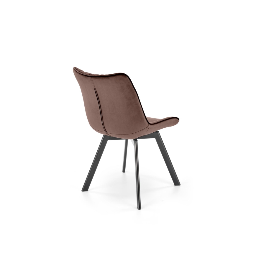 Swivel dining chair OMBRA, 1 pc, brown