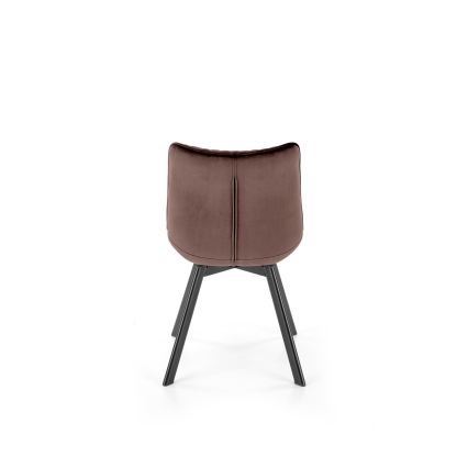 Swivel dining chair OMBRA, 1 pc, brown