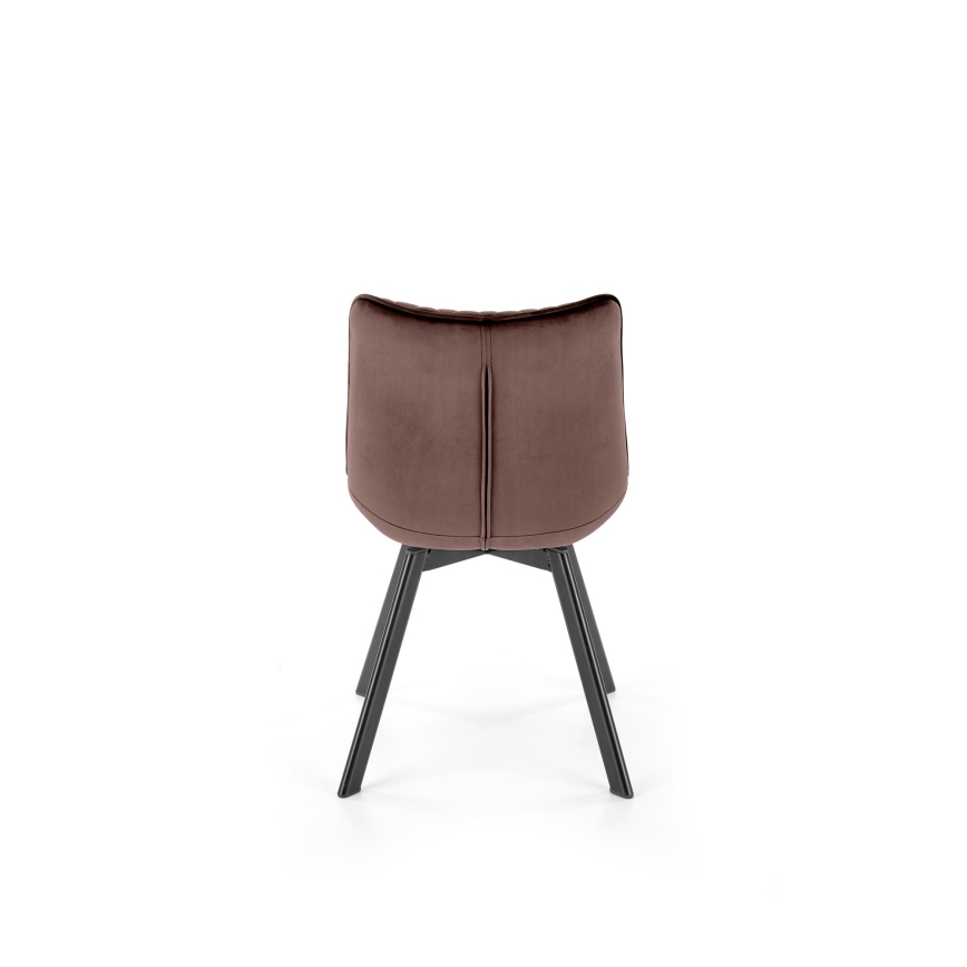Swivel dining chair OMBRA, 1 pc, brown