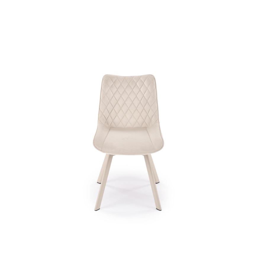 Swivel dining chair OMBRA 1 pc cream
