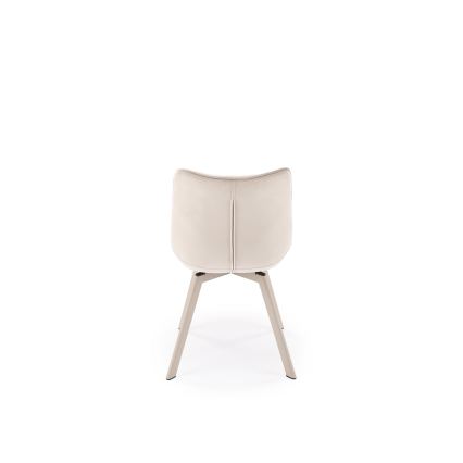 Swivel dining chair OMBRA 1 pc cream