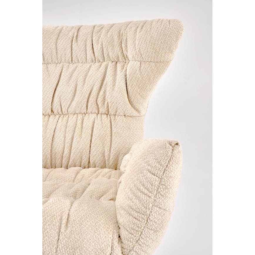 Swivel dining chair SETA, 1 pc, beige