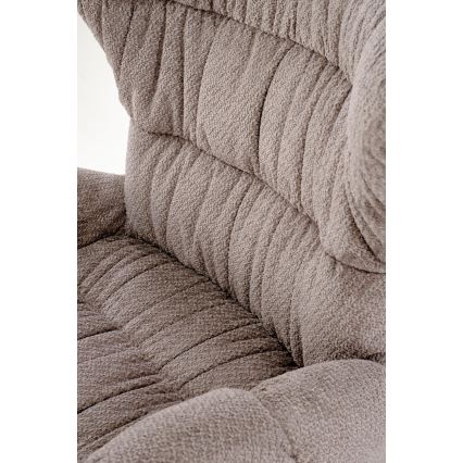 Swivel dining chair SETA 1 pc grey