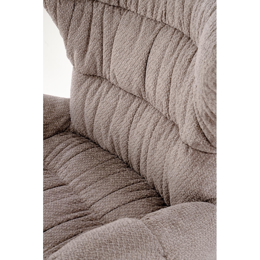 Swivel dining chair SETA 1 pc grey