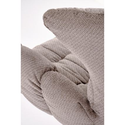 Swivel dining chair SETA 1 pc grey