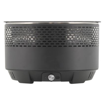 Table charcoal grill 4xAA/USB black