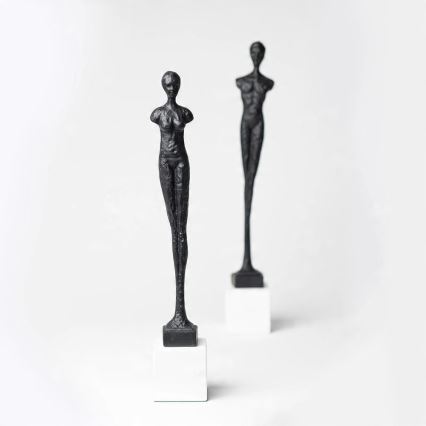 Table decor, 43 cm, resin/black