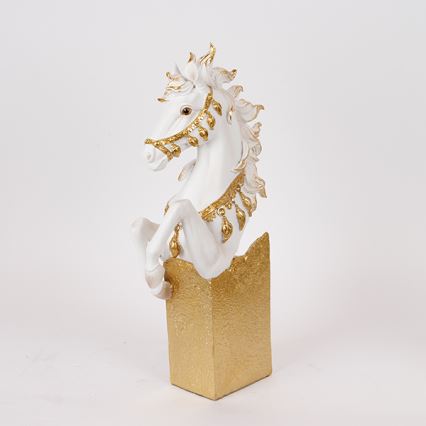Table decoration 22x40 cm horse