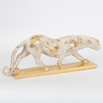 Table decoration panther 10,5x16,7x42,5 cm