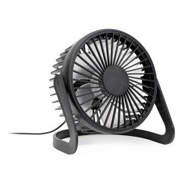 Table fan USB d. 15 cm black
