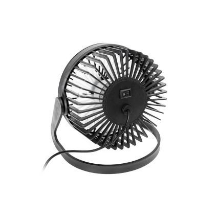 Table fan USB d. 15 cm black