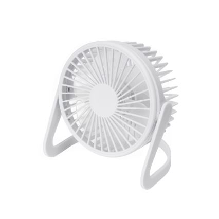 Table fan USB d. 15 cm white