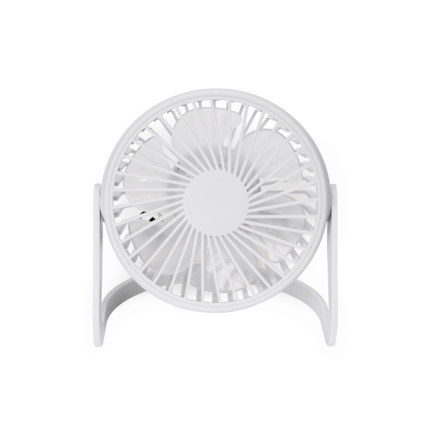 Table fan USB d. 15 cm white