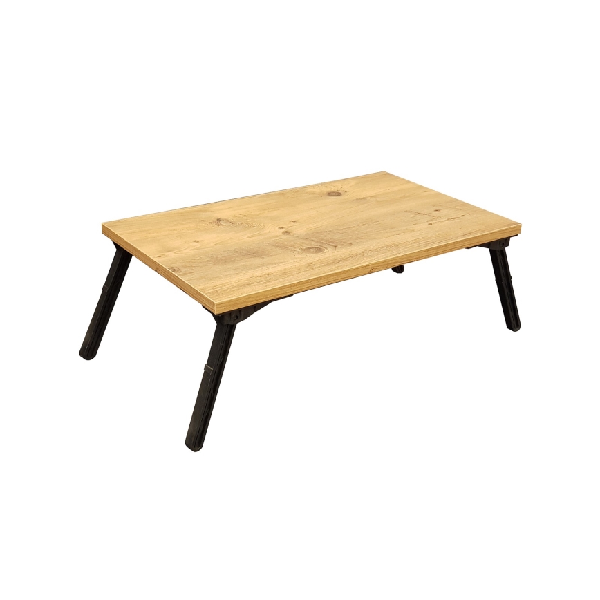 Table for bed GUSTO 24,5x60 cm beige/black