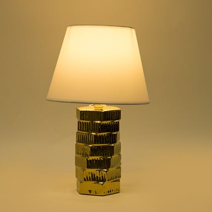 Table lamp 1xE14/40W/230V white/gold