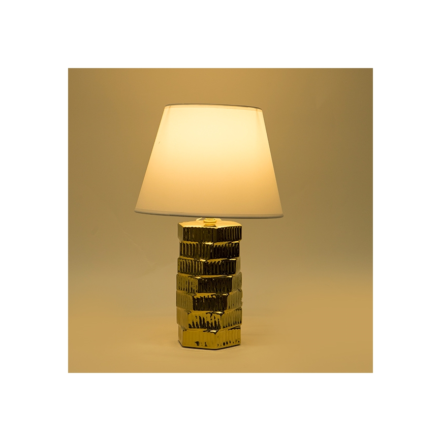 Table lamp 1xE14/40W/230V white/gold