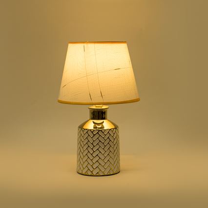 Table lamp 1xE14/40W/230V white/gold