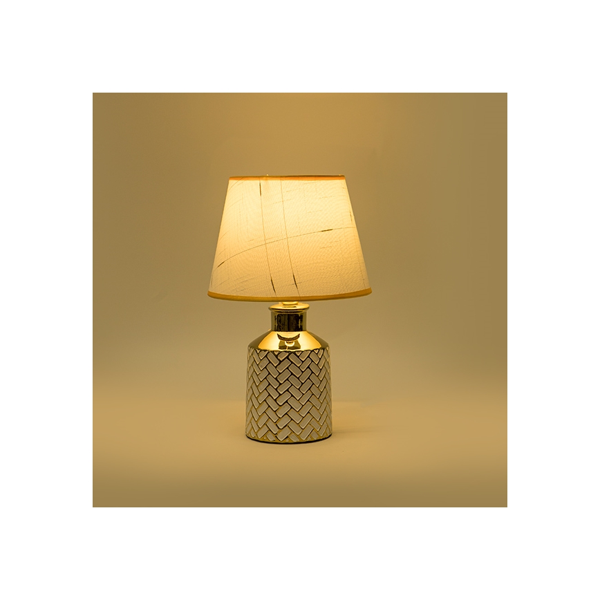 Table lamp 1xE14/40W/230V white/gold